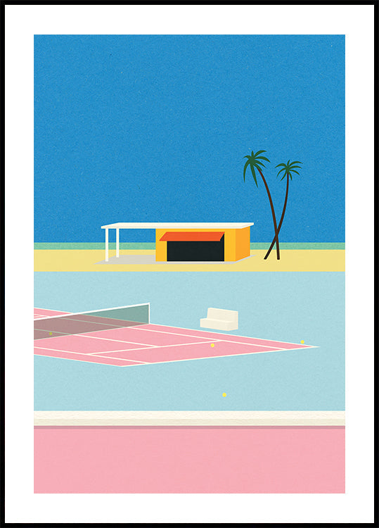 Tenis przy plaży