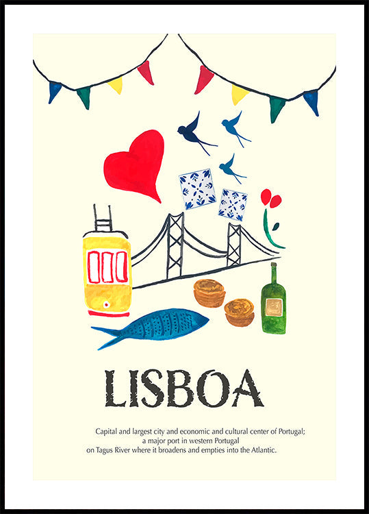 Póster Lisboa Plakat