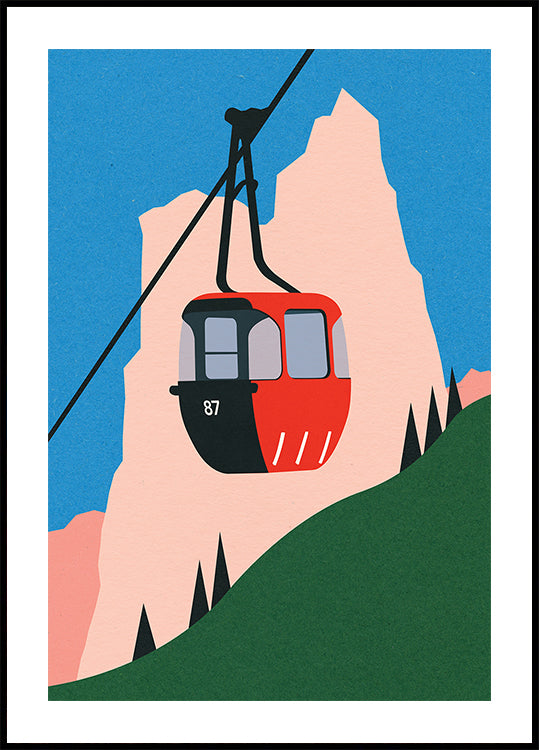 Plakat w Alpach Allgäu