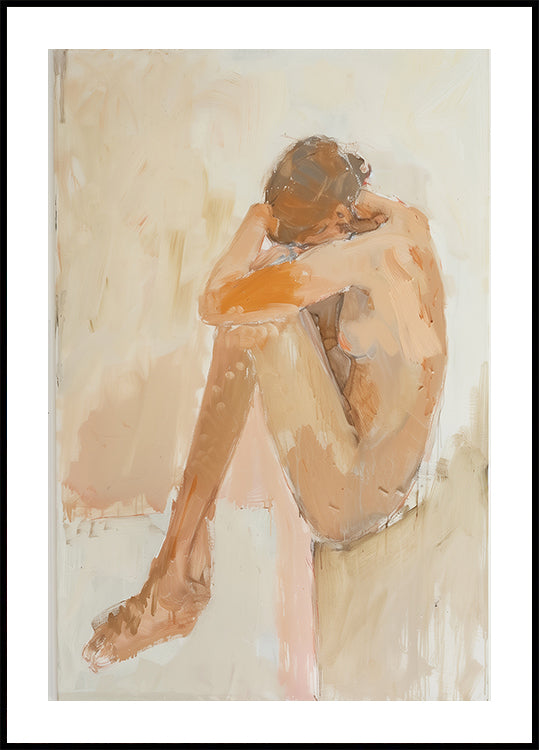 Kobieta W łazience Plakat