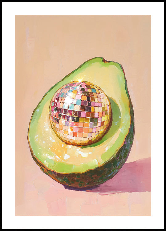 Plakat Disco Avocado Delight