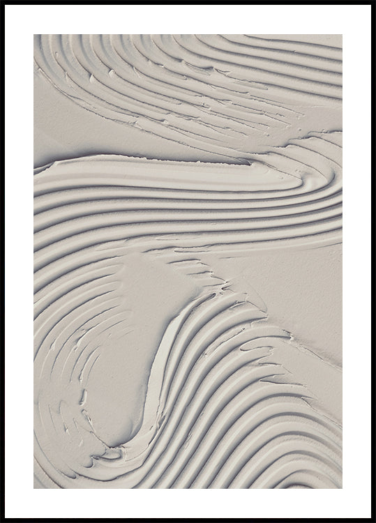 Tekstura błota 14 Beżowy plakat