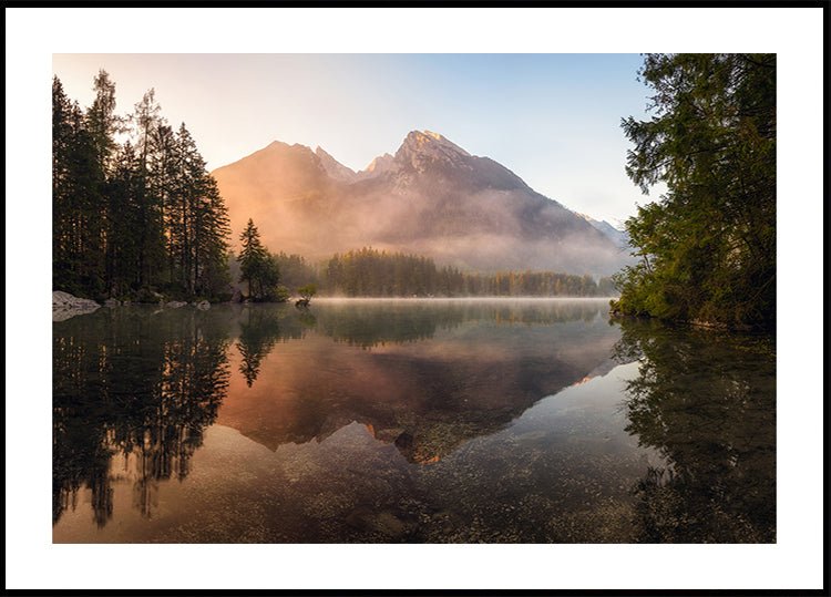 Plakat świecącej mgły