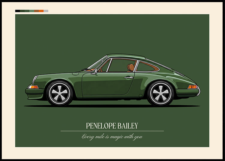 Sport Car Personal Plakkat - Posterbox