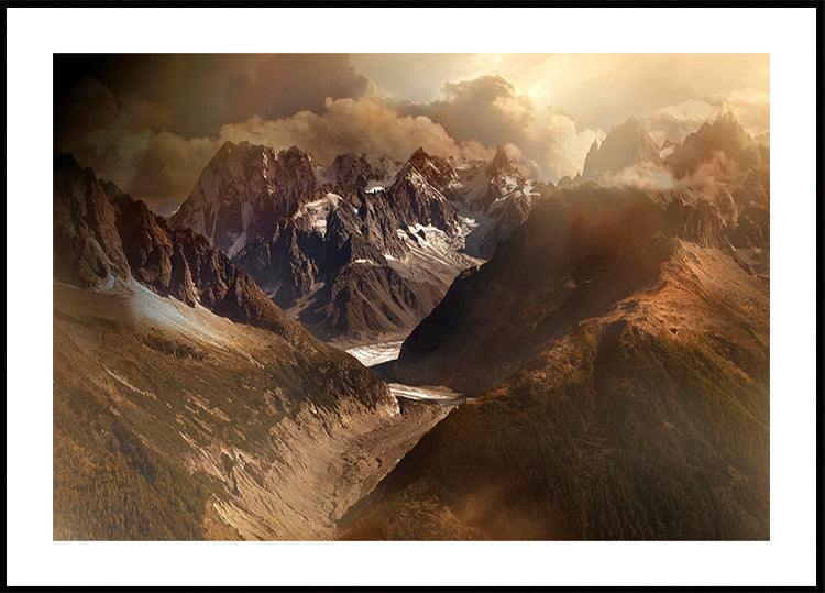Ogromny plakat Mont Blanc
