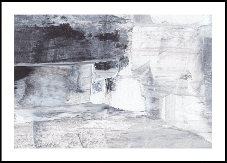 Monochromatyczny plakat spokoju