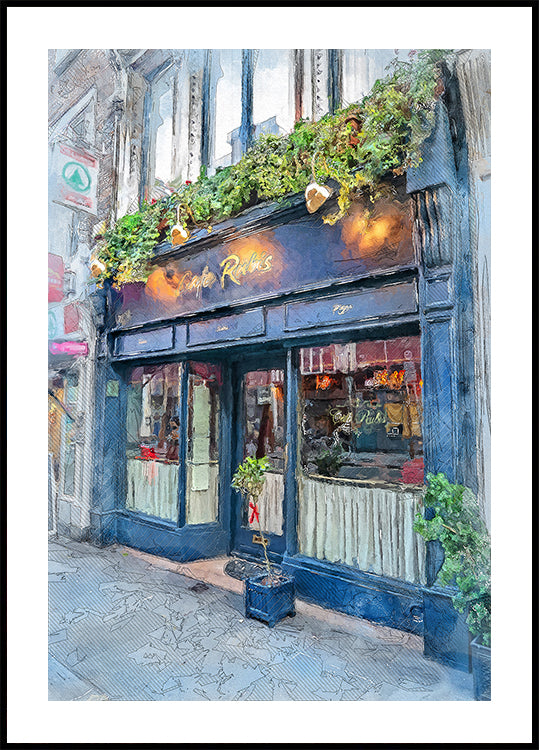 Akwarela miasta Dublin, Irlandia (10)