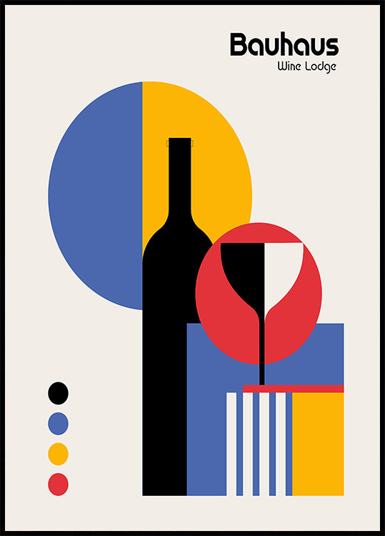 Plakat Winiarni Bauhaus