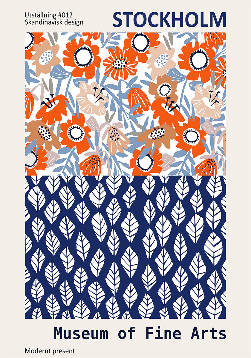 Plakat Muzeum Sztuk Pięknych w Sztokholmie