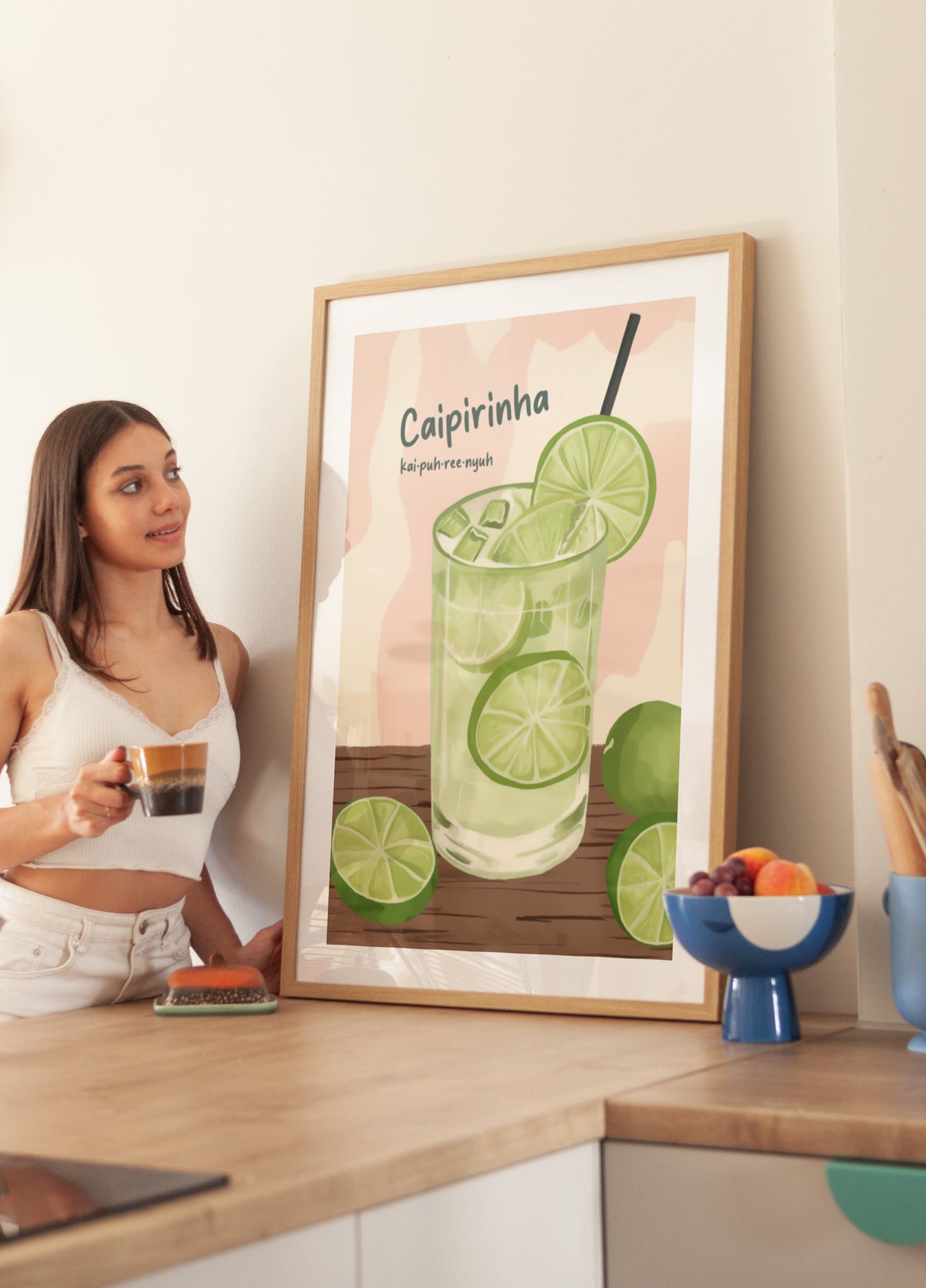 Orzeźwiająca limonkowa Caipirinha