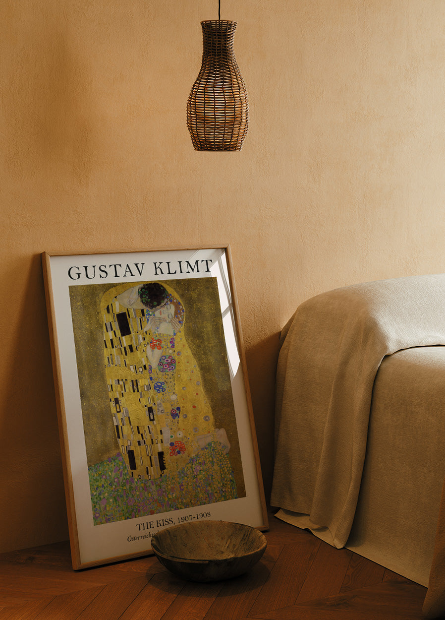 The Kiss By Gustav Klimt Plakat - Posterbox.dk