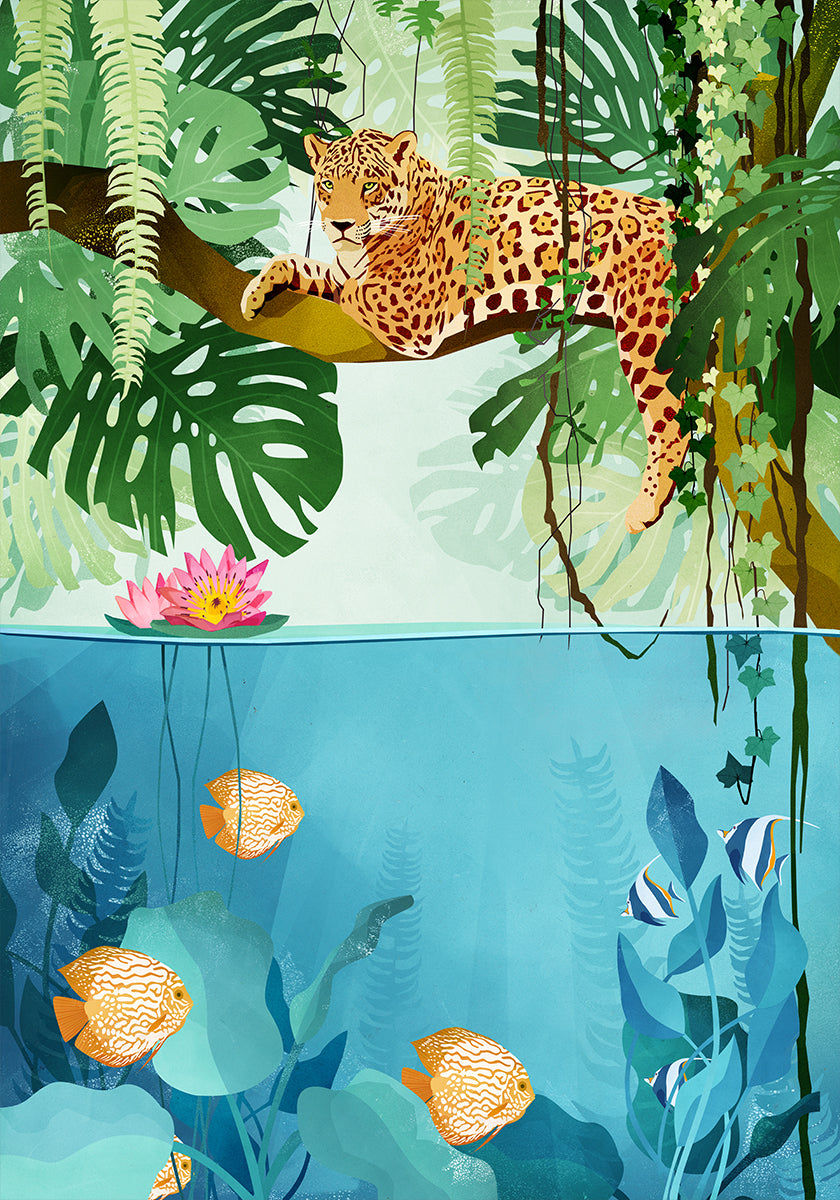 Plakat Witamy w dżungli