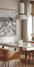 Woman Drinking Wine in Bed Plakat - Posterbox.dk