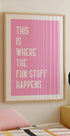 Fun Zone Awaits - Posterbox