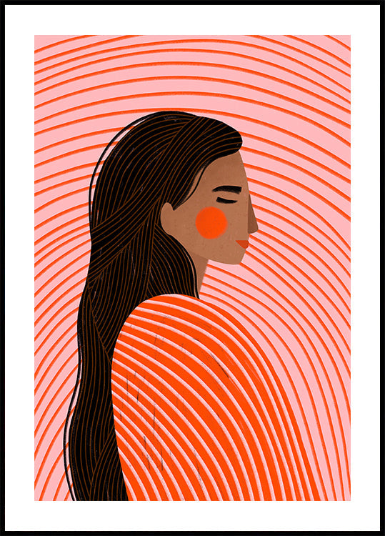 The Woman With the Lines Plakat - Posterbox