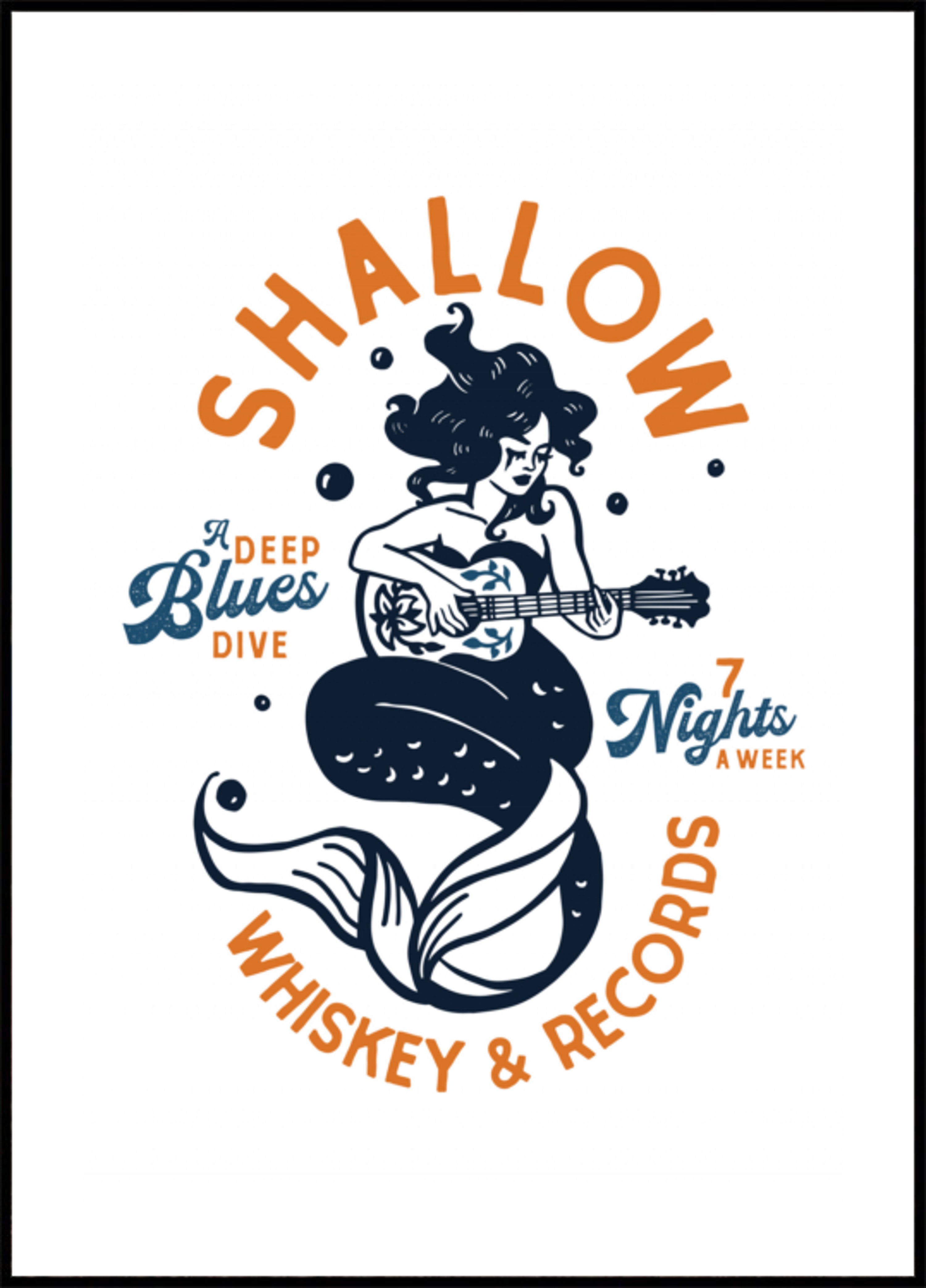Shallow Whiskey & Records Dive Bar Muzyka Syrenka
