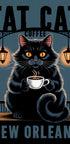 Fat Cat Coffee New Orleans - Posterbox
