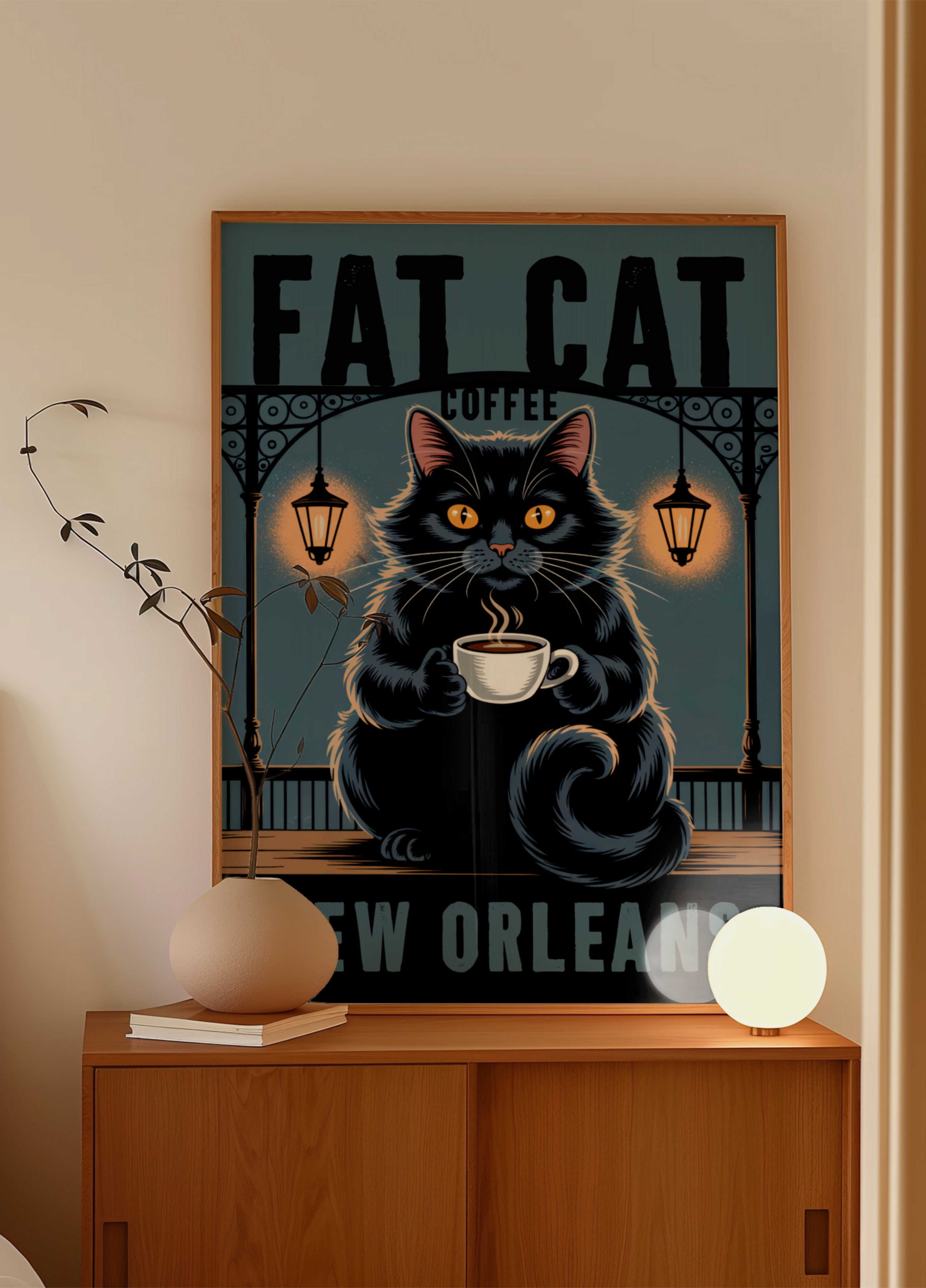 Kawa Fat Cat Nowy Orlean