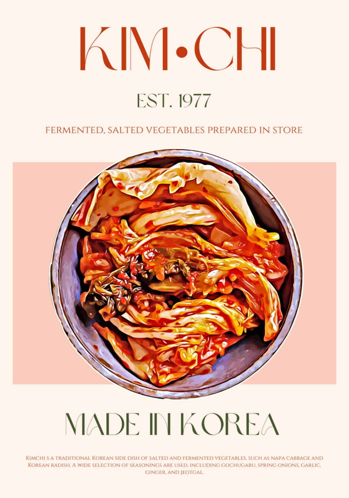 Autentyczne koreańskie kimchi