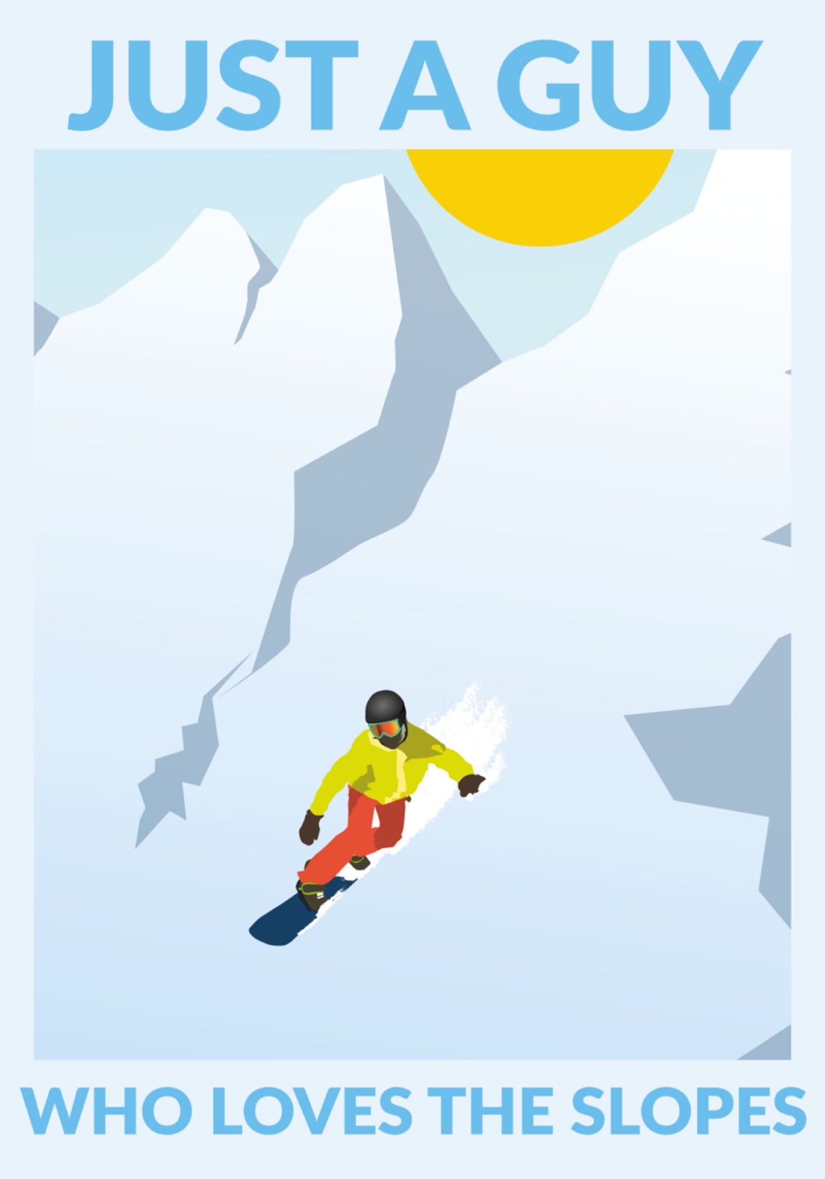 Górska przygoda na snowboardzie