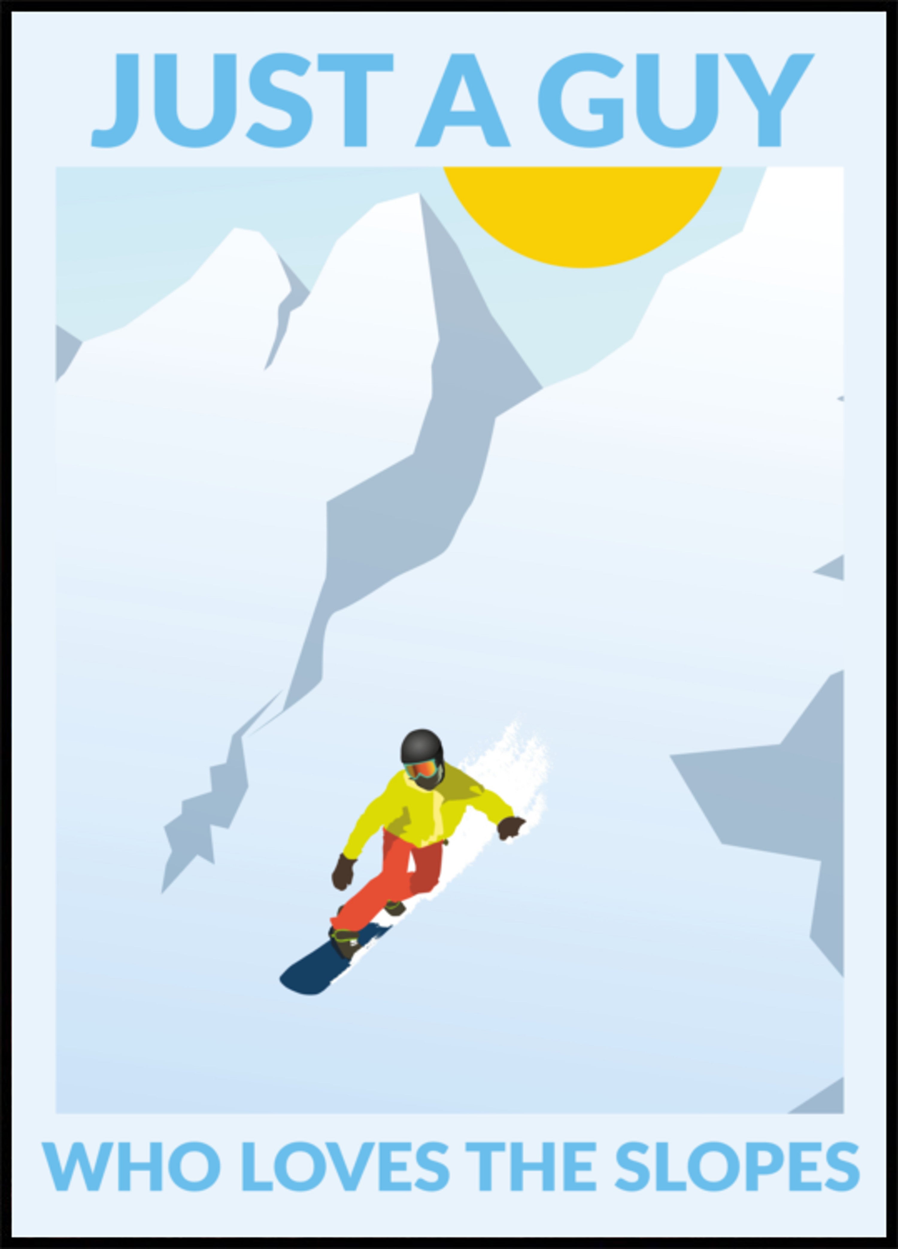 Górska przygoda na snowboardzie