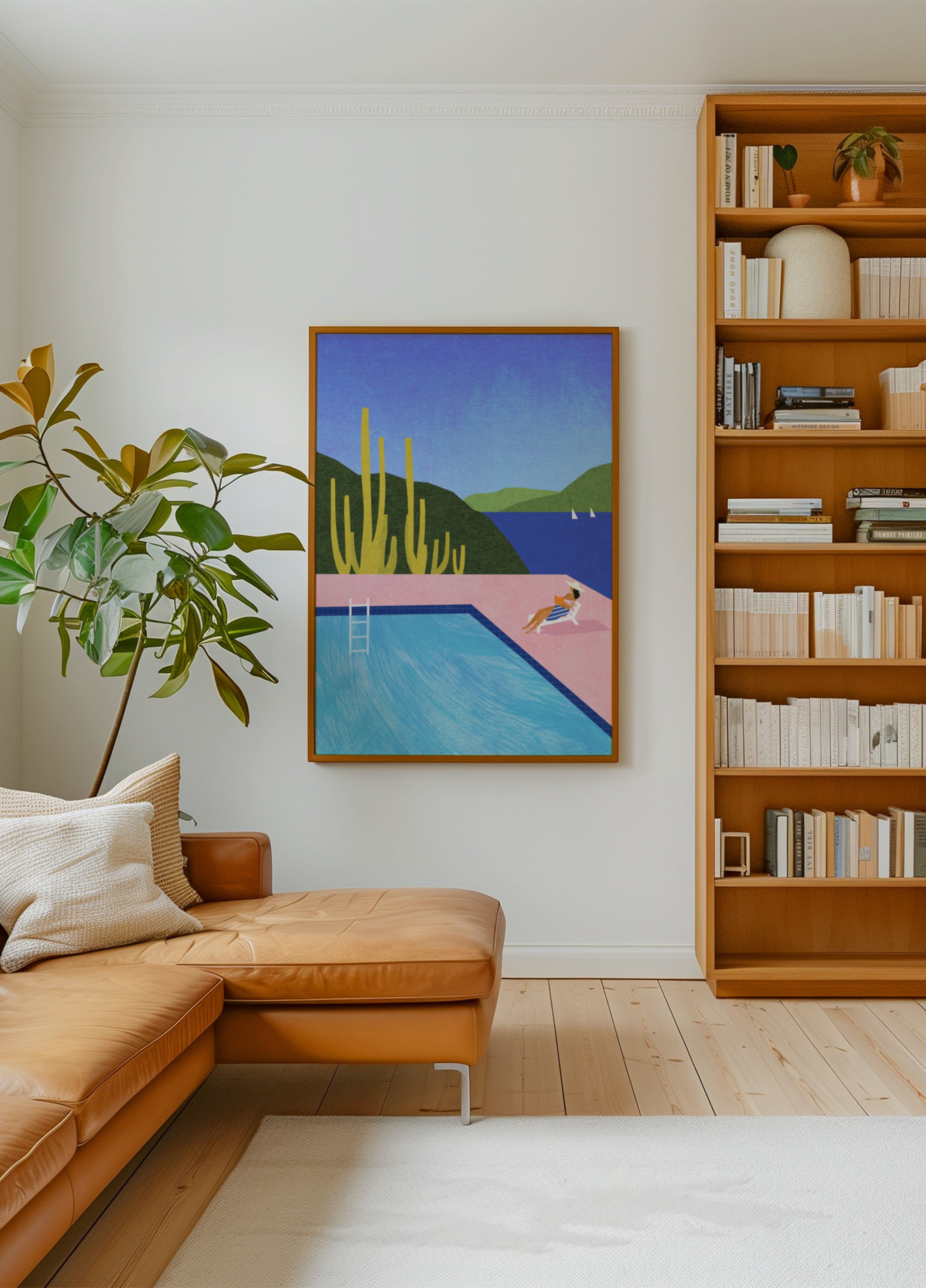 Poolside Ocean View - Posterbox