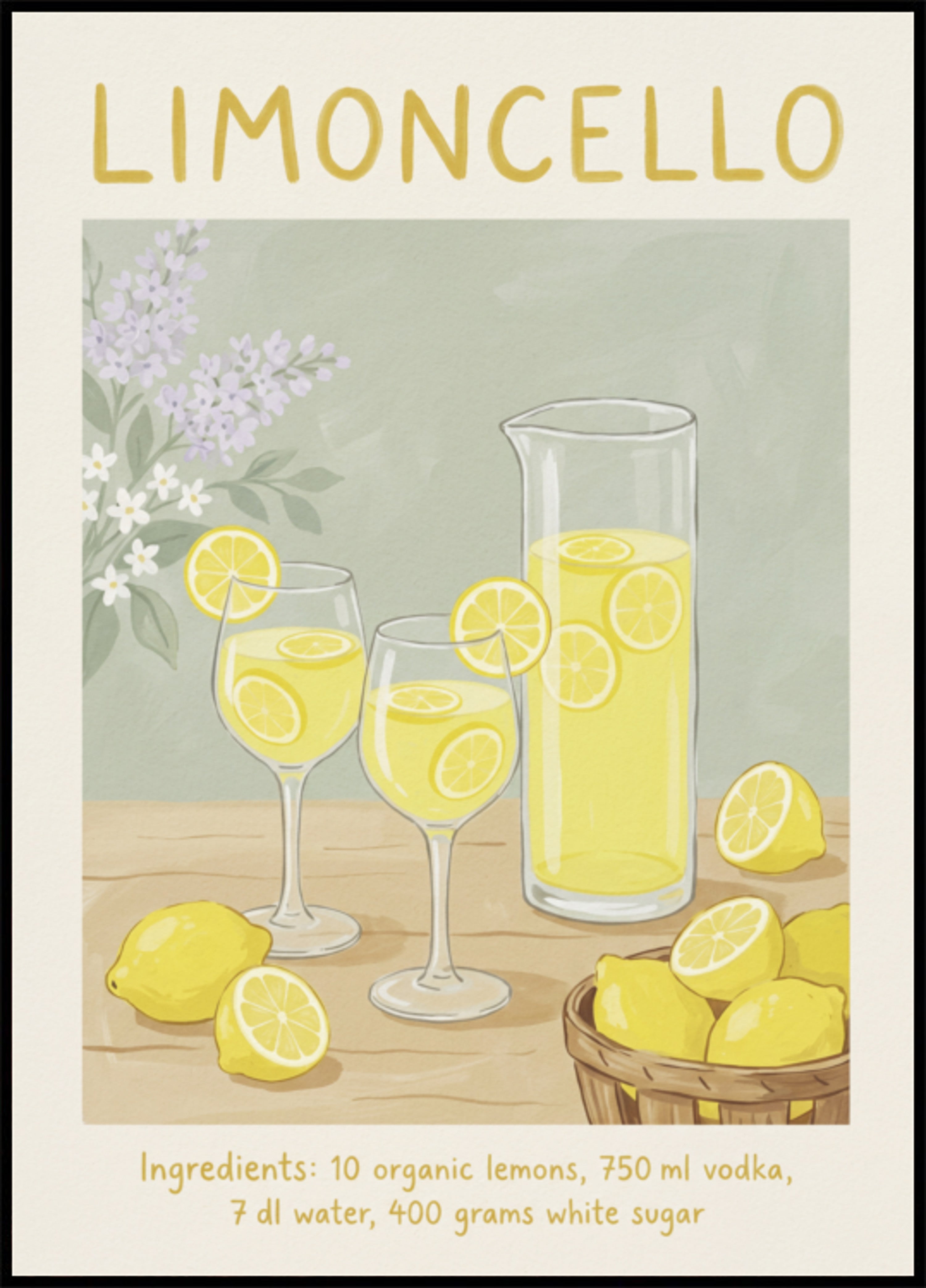 Orzeźwienie cytrynowe Limoncello
