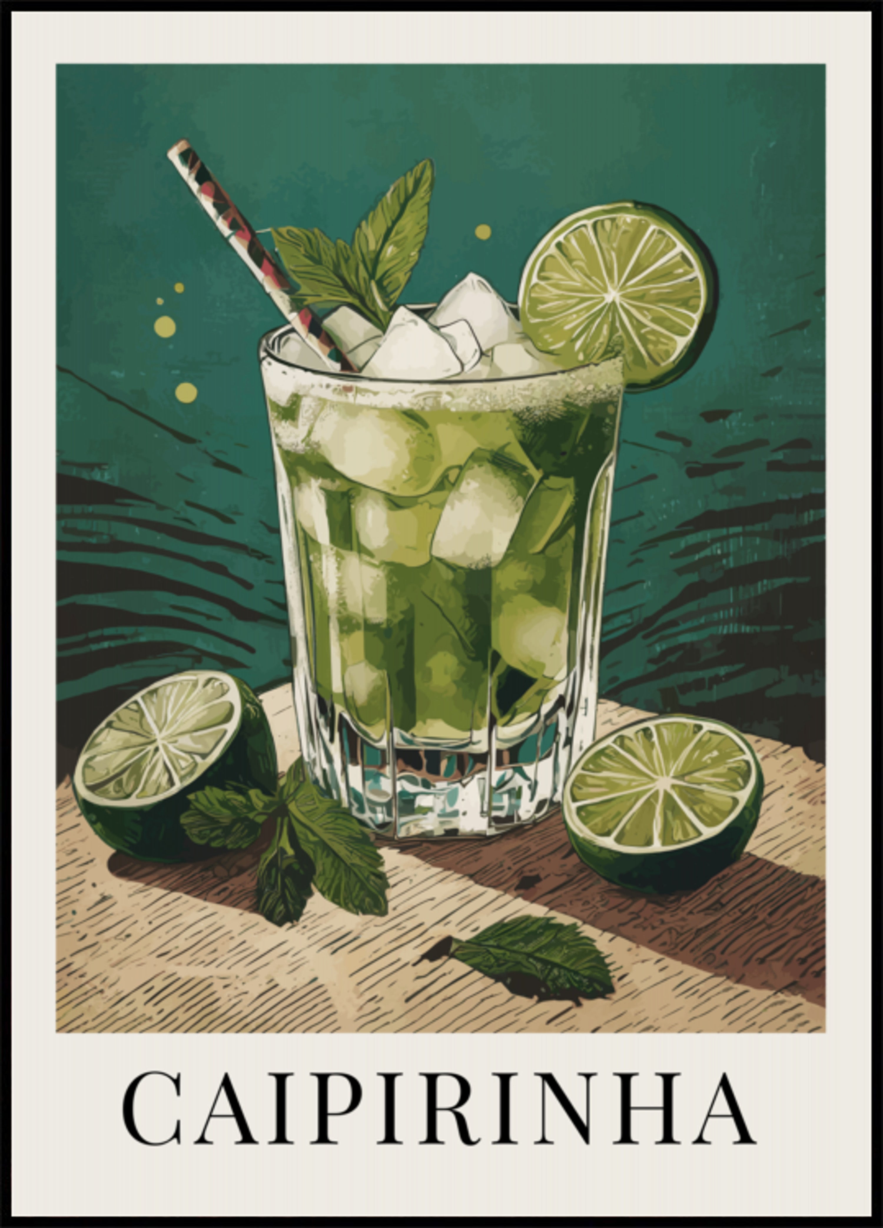 Orzeźwiający koktajl Caipirinha