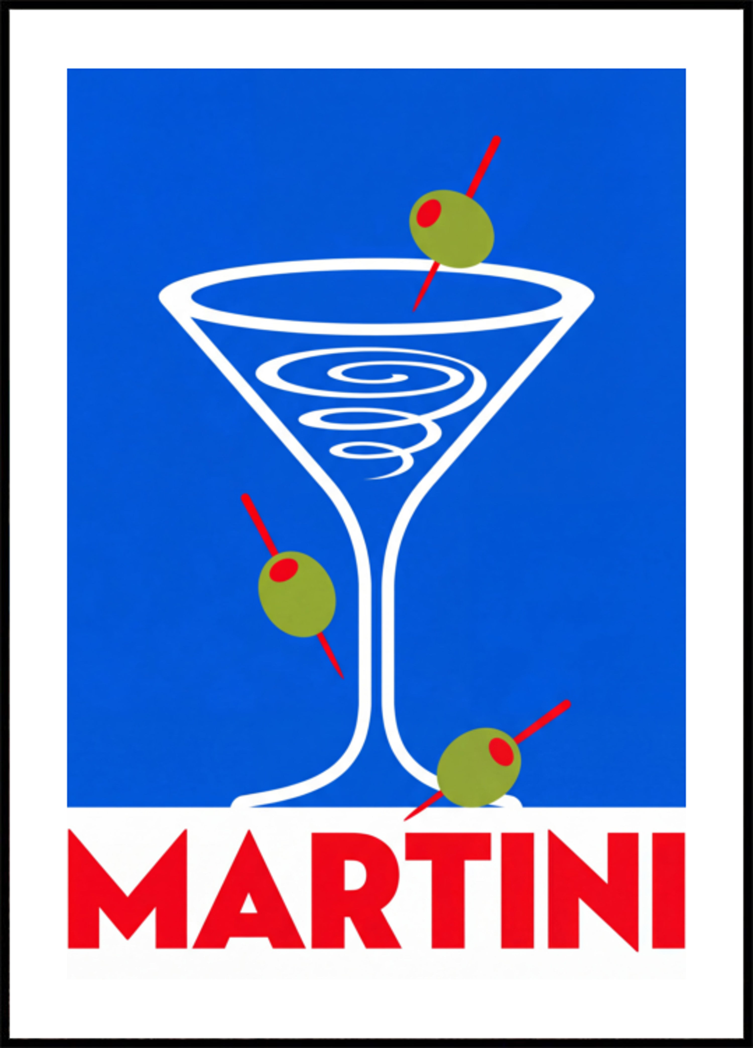 Klasyczne niebieskie Martini