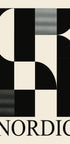 Nordic Geometric Abstract - Posterbox
