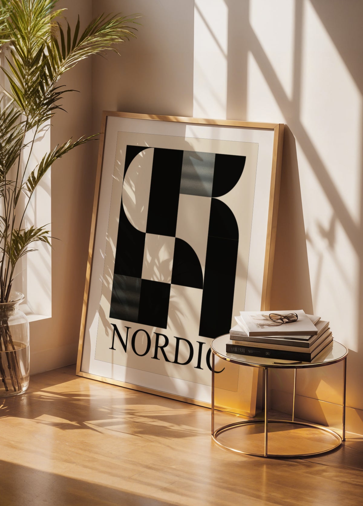 Nordic Geometric Abstract - Posterbox