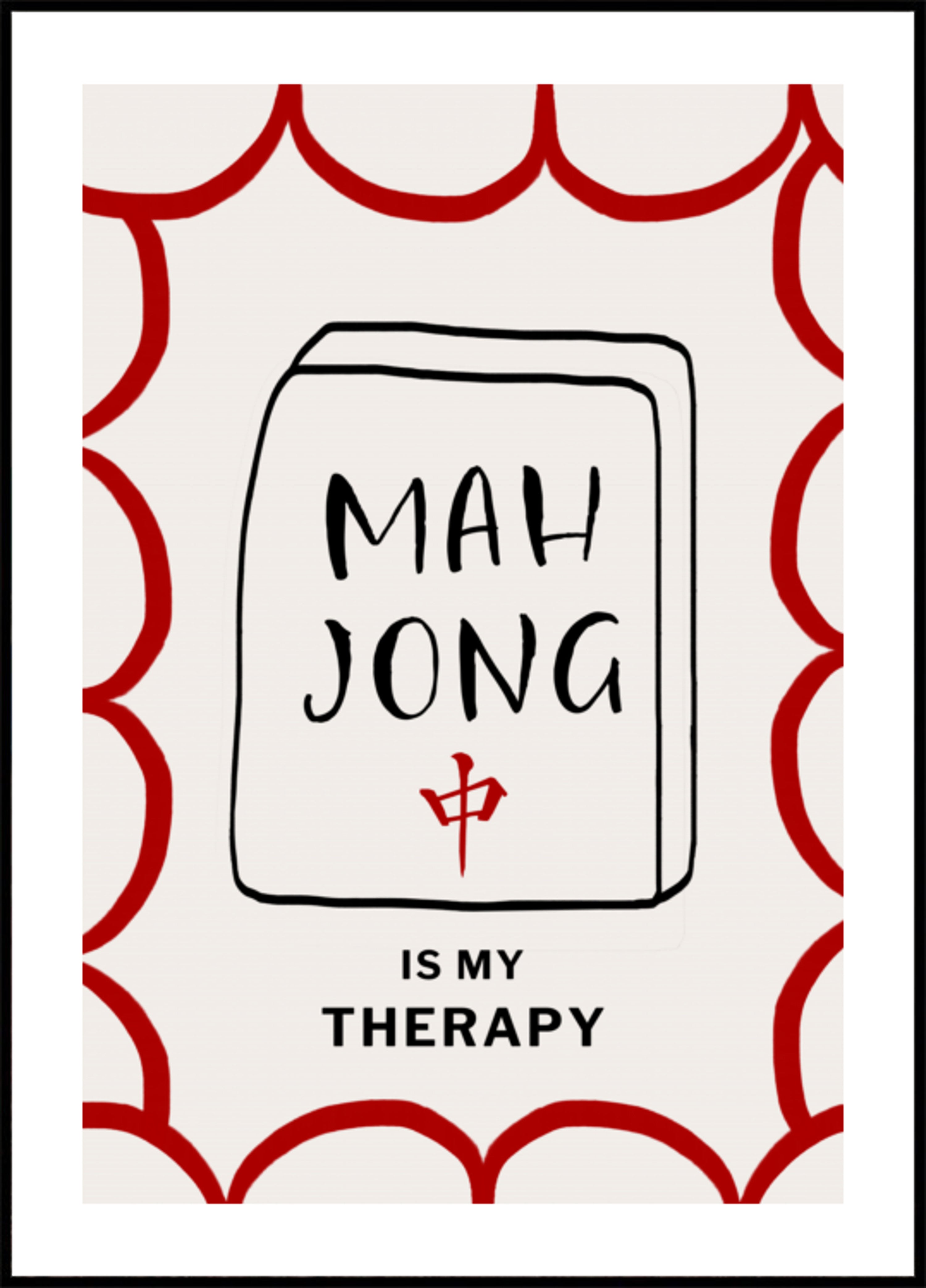 Terapia płytkami Mahjong