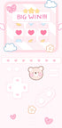 Cute Pink Game Win - Posterbox