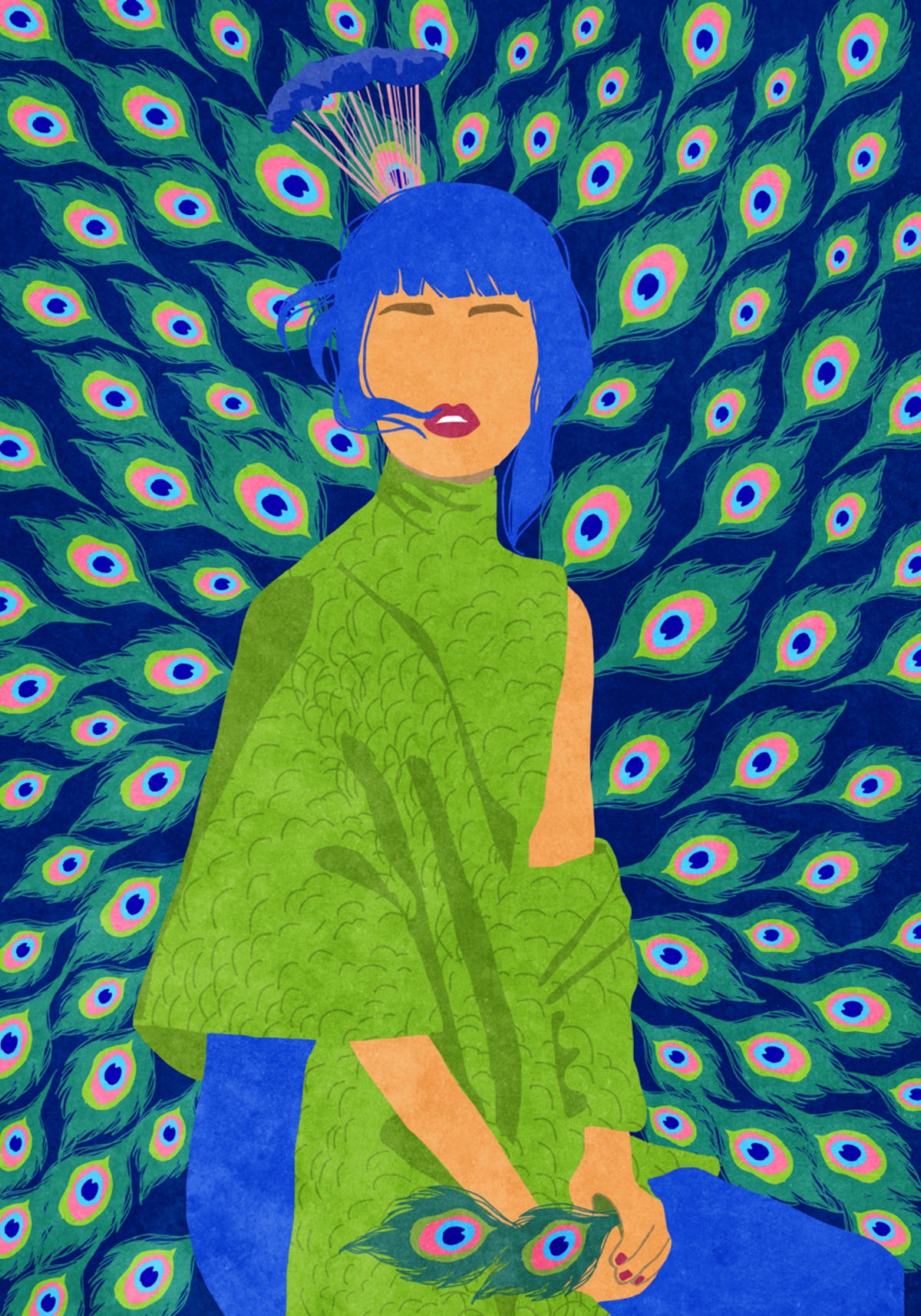 pawia kobieta