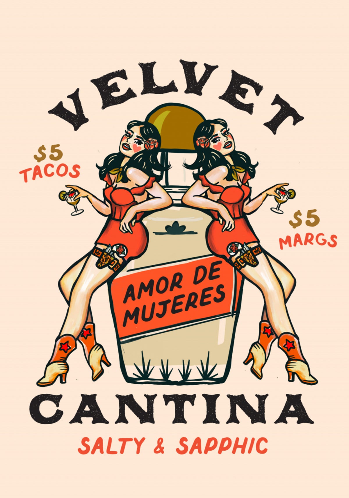 Velvet Cantina Meksykańskie jedzenie, tacos i bar Margarita