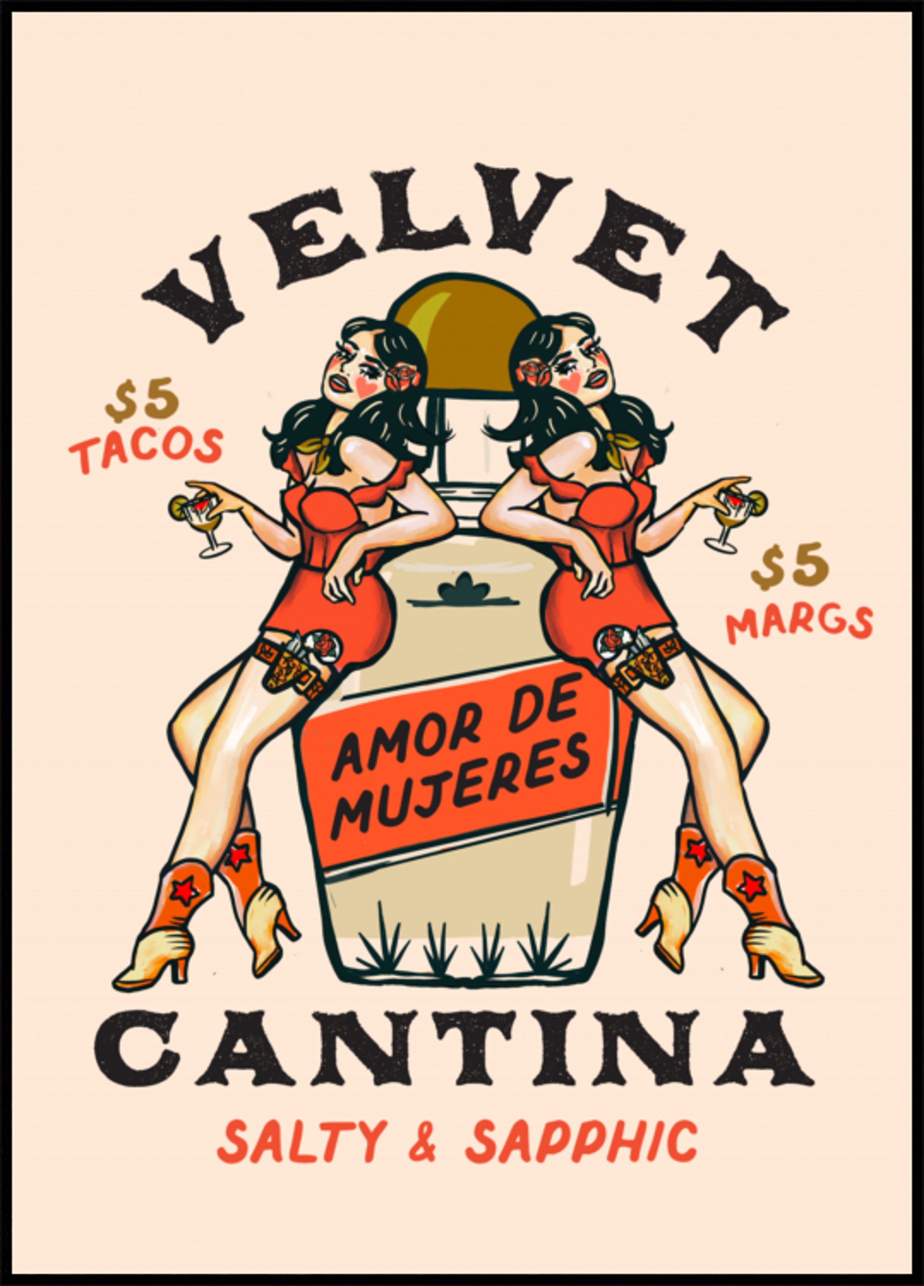 Velvet Cantina Meksykańskie jedzenie, tacos i bar Margarita