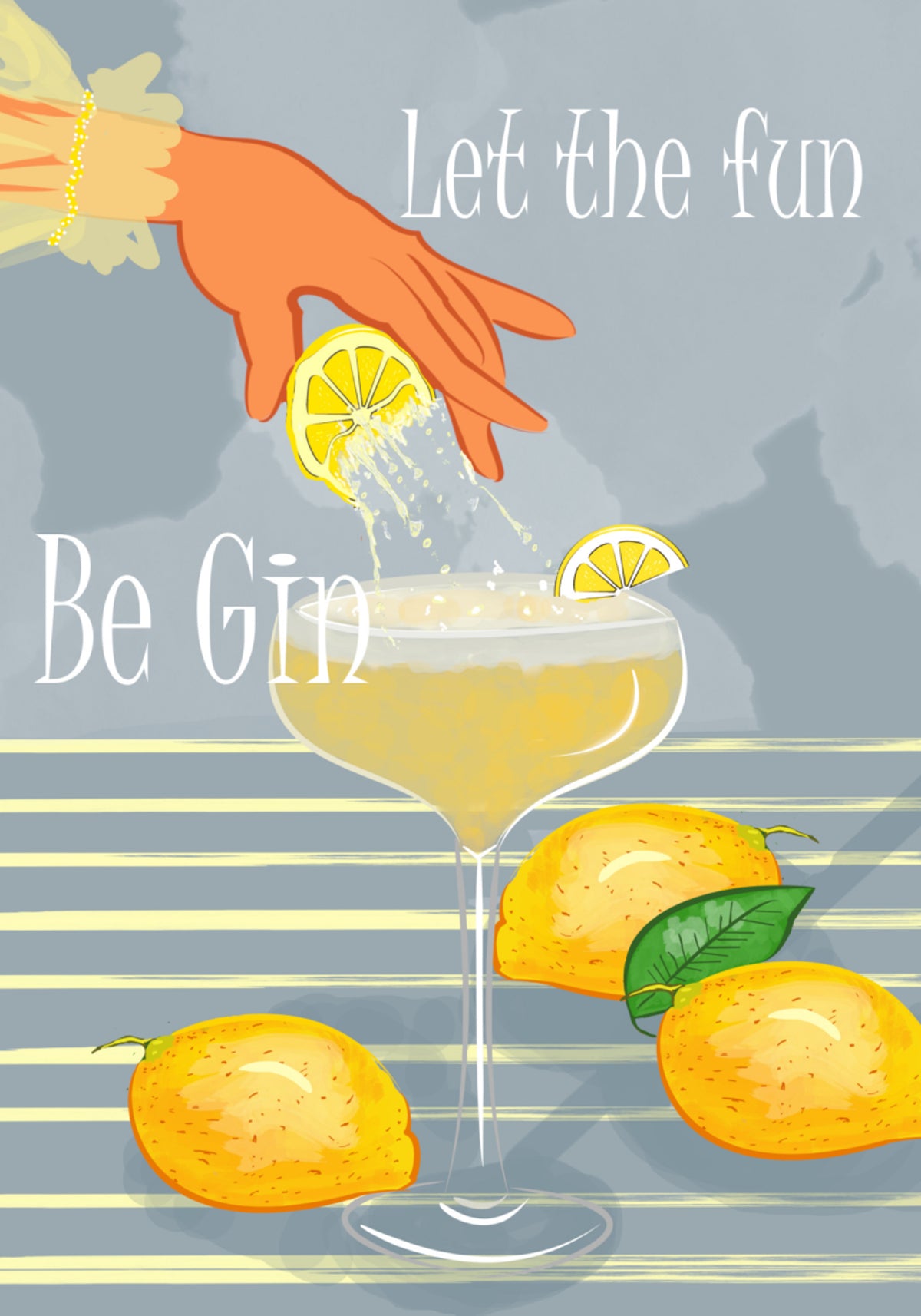 Let The Fun Be Gin - Posterbox