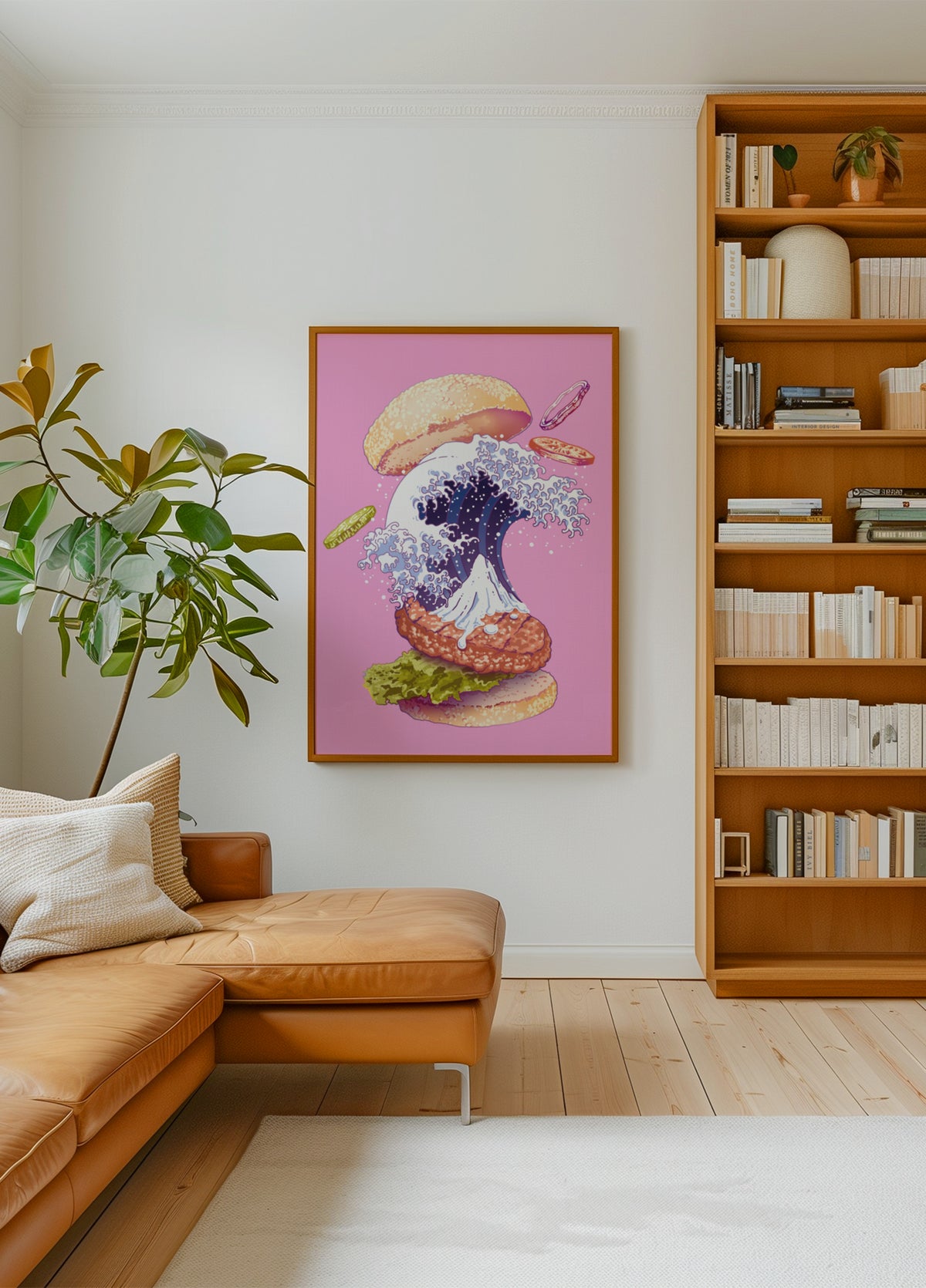 Dynamic Wave Burger - Posterbox