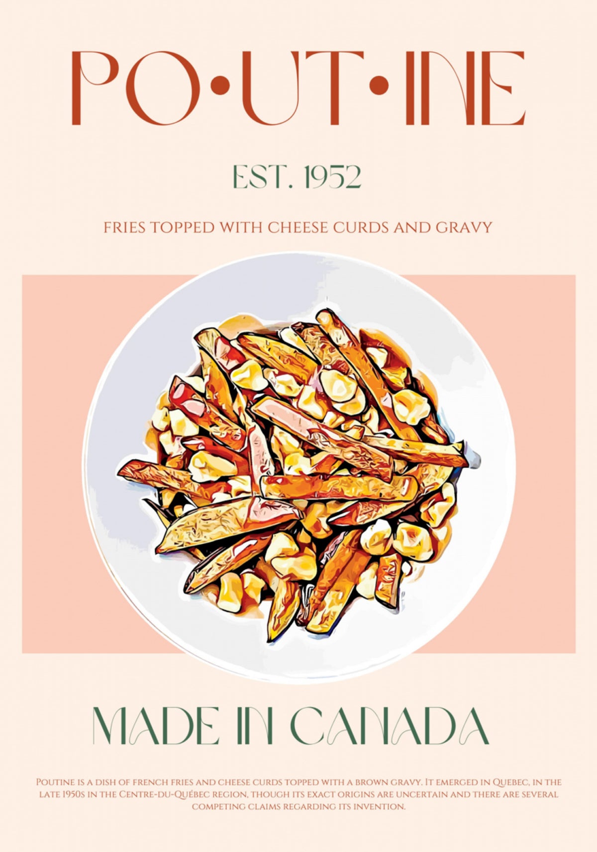 Klasyczny kanadyjski poutine