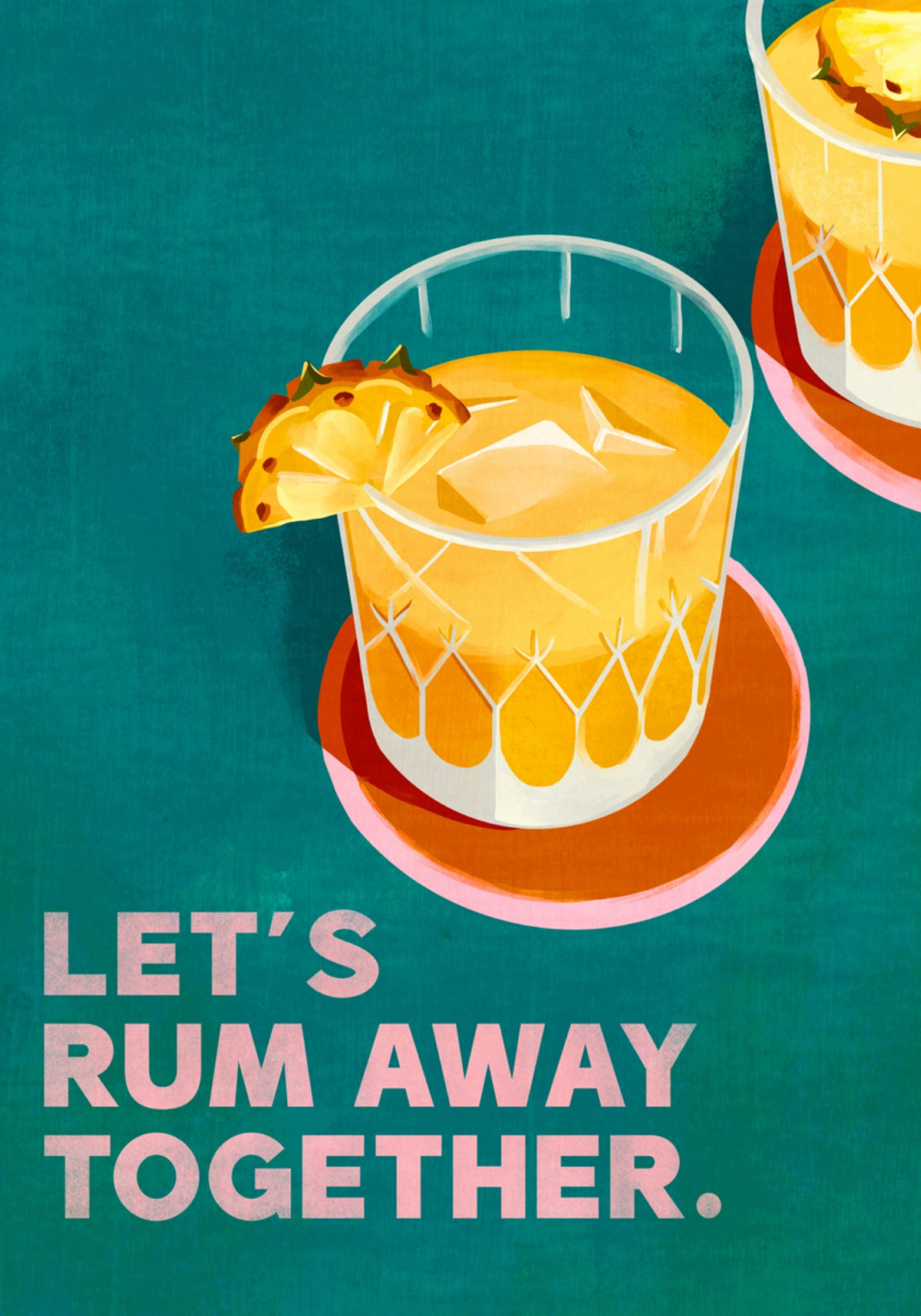 Rum Away Beach Bar Koktajl Art