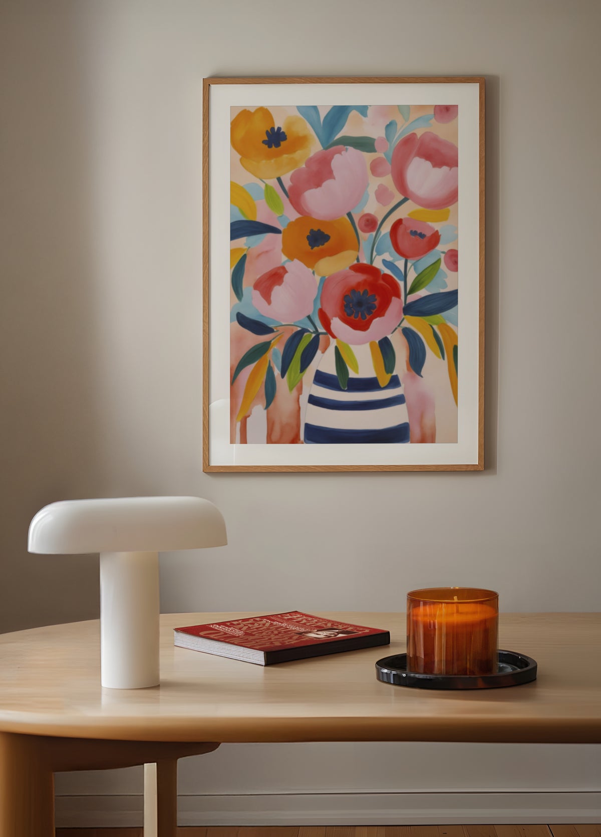Vibrant Striped Bouquet