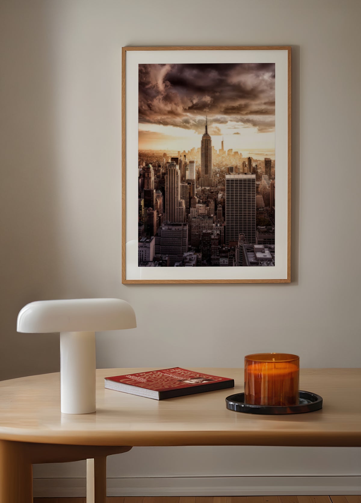 Dramatic New York City Skyline