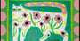 Whimsical Flower Cat