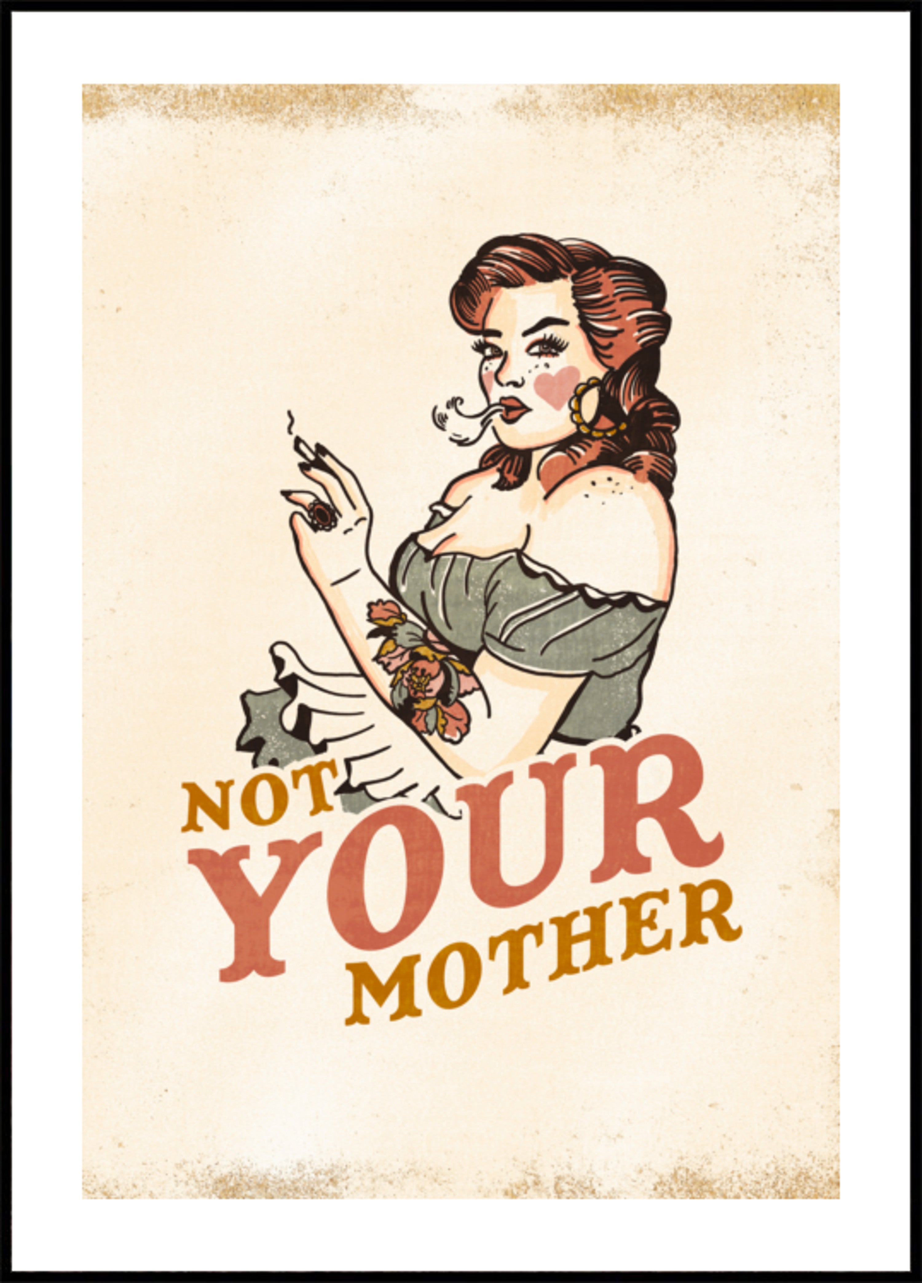 Pinup Rockabilly „To nie Twoja matka” z bezczelnym nastawieniem