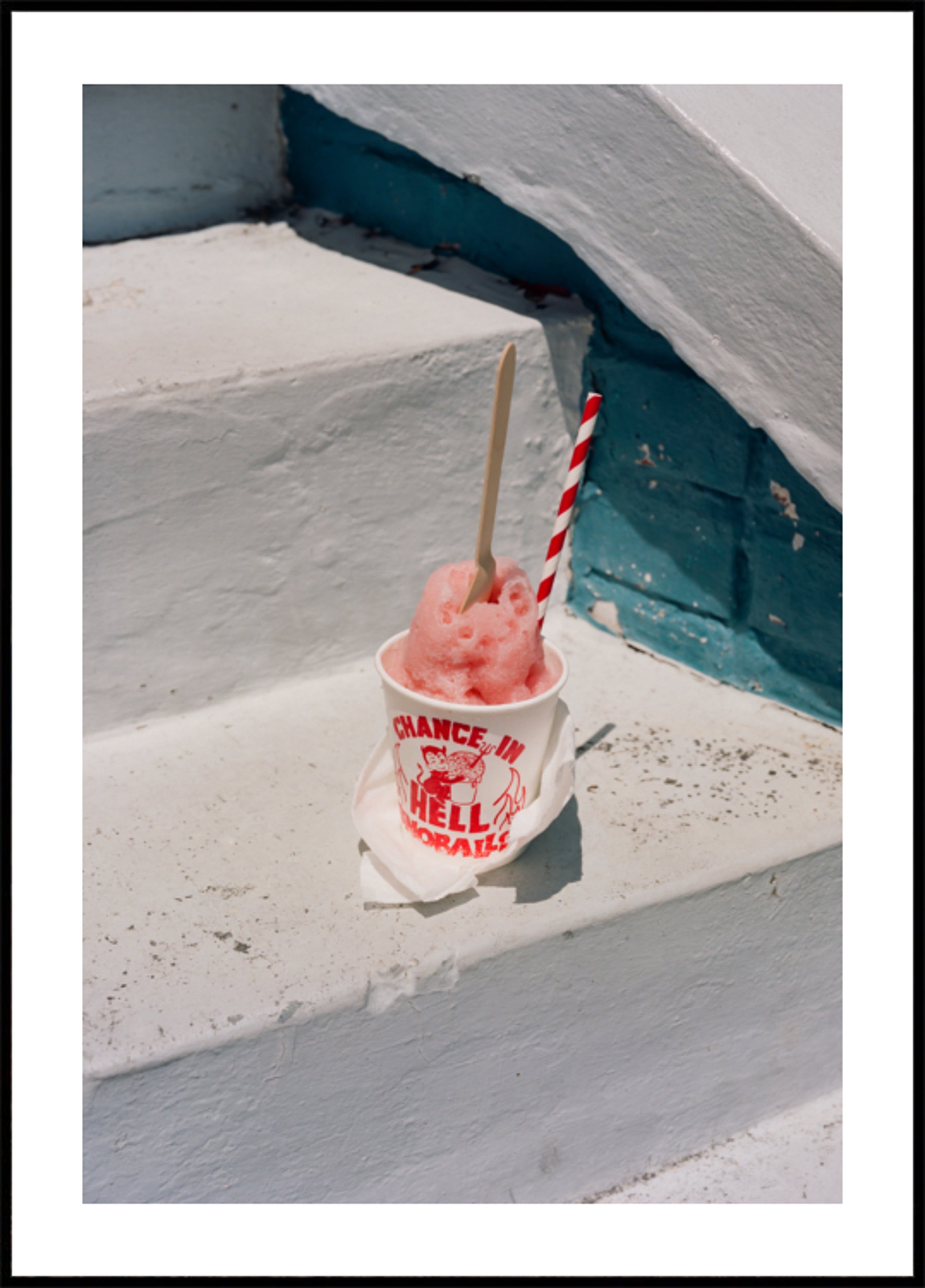 Orzeźwiająca różowa slushie