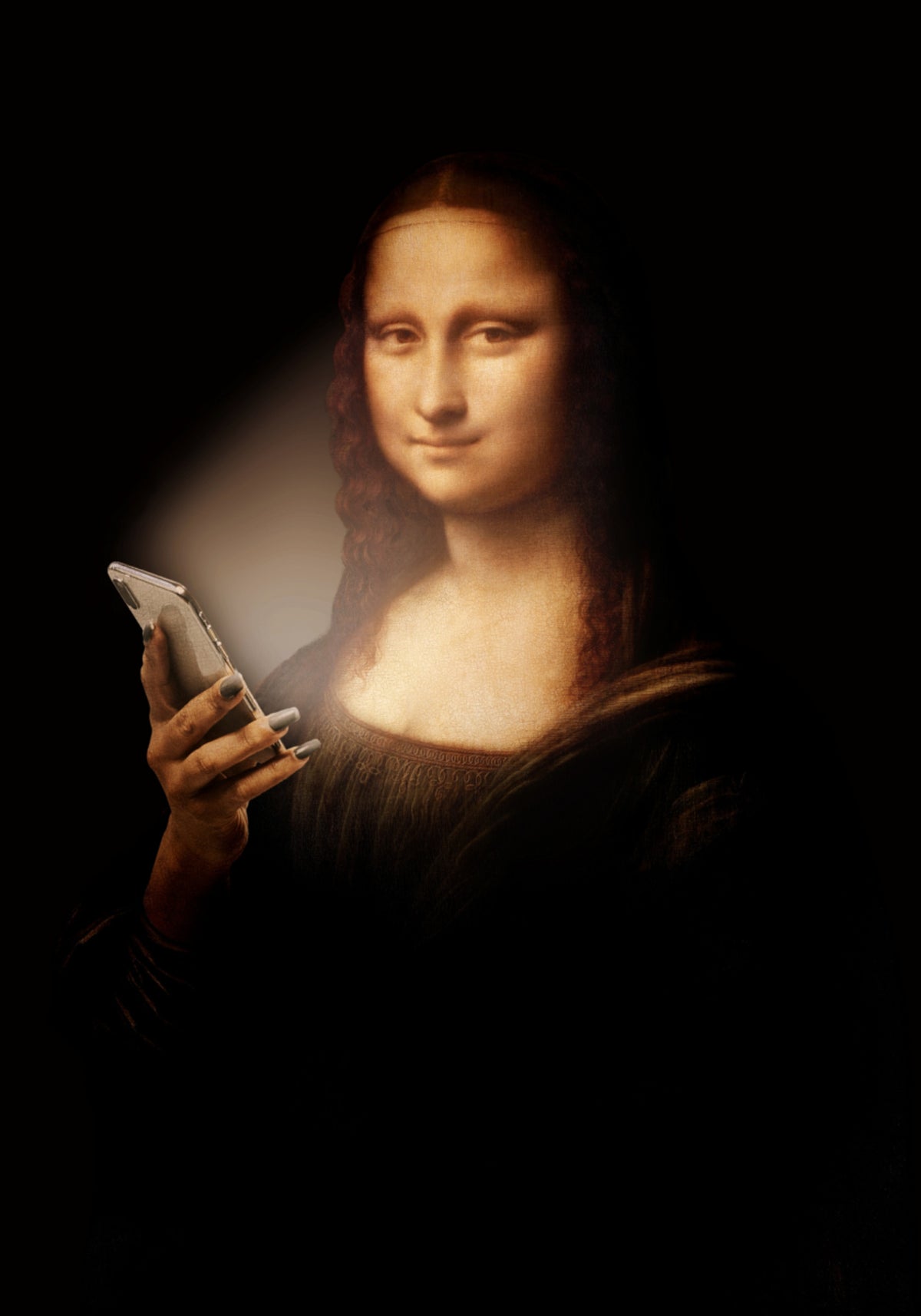Blask smartfona Mona Lisa