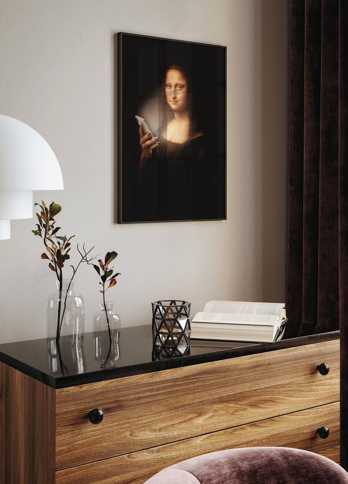 Blask smartfona Mona Lisa