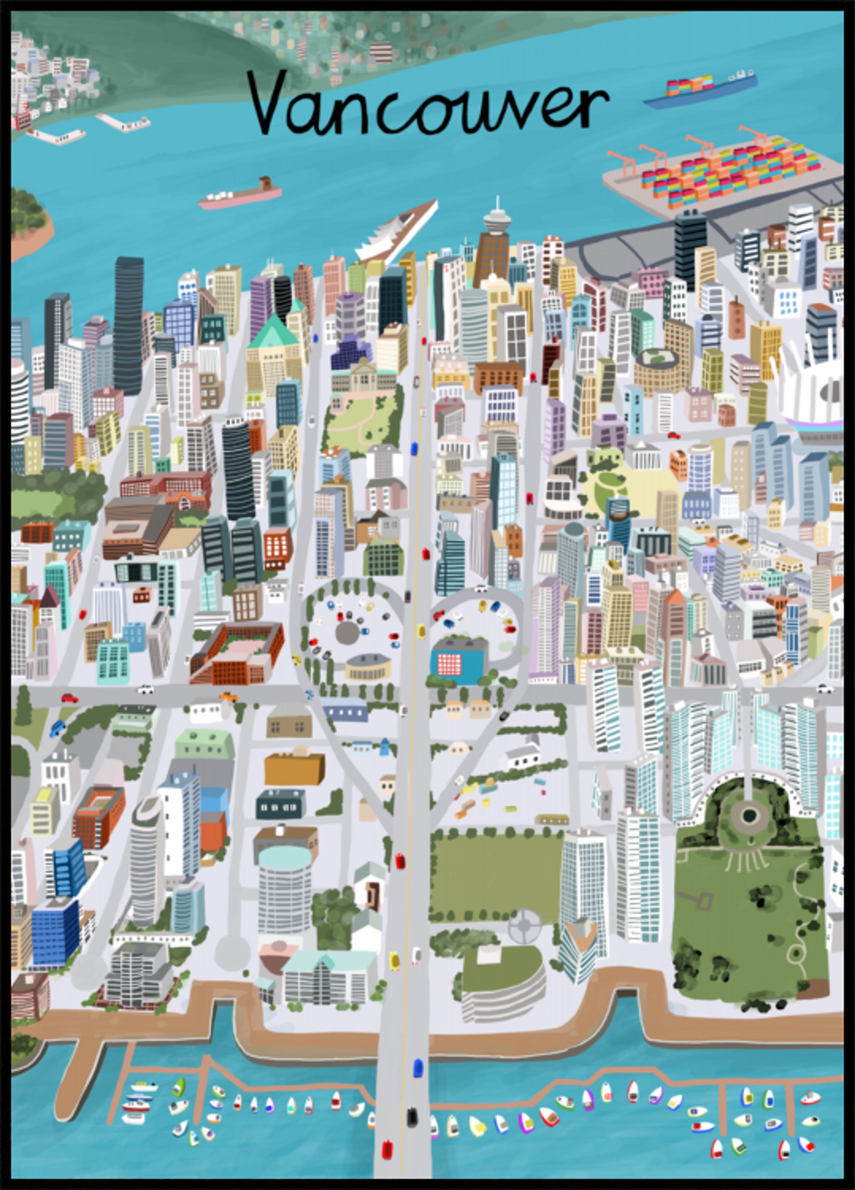 Tętniące życiem miasto Vancouver