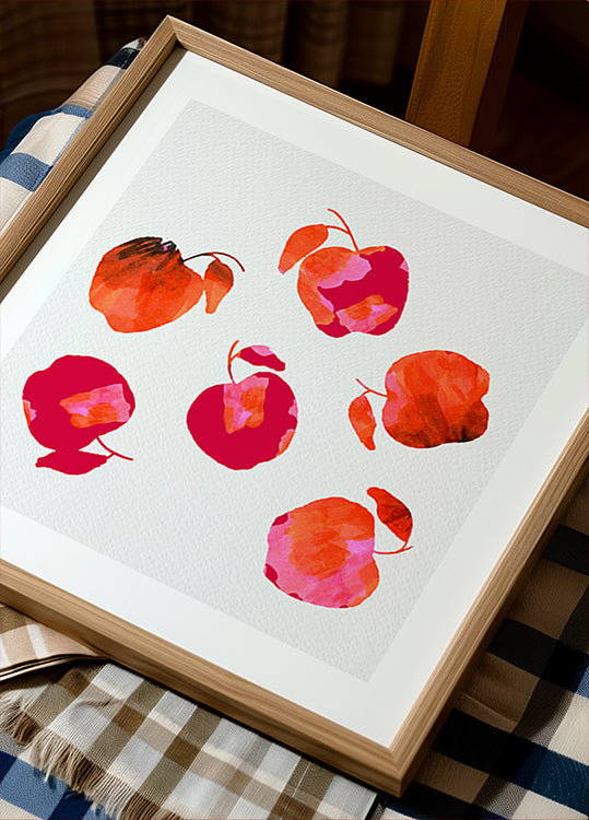 Apple  Chiffon Pink Orange (NEW) - Posterbox