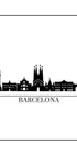 Barcelona Skyline (NEW) - Posterbox